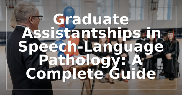 SLP Graduate Assistantships: Complete Guide to Funding & Jobs