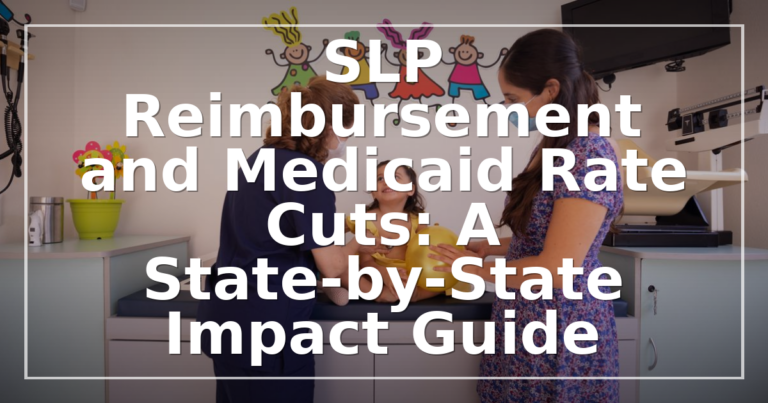 Medicaid SLP Reimbursement Rates by State: 2026 Guide
