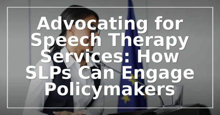 SLP Advocacy: How to Engage Policymakers and Be Heard