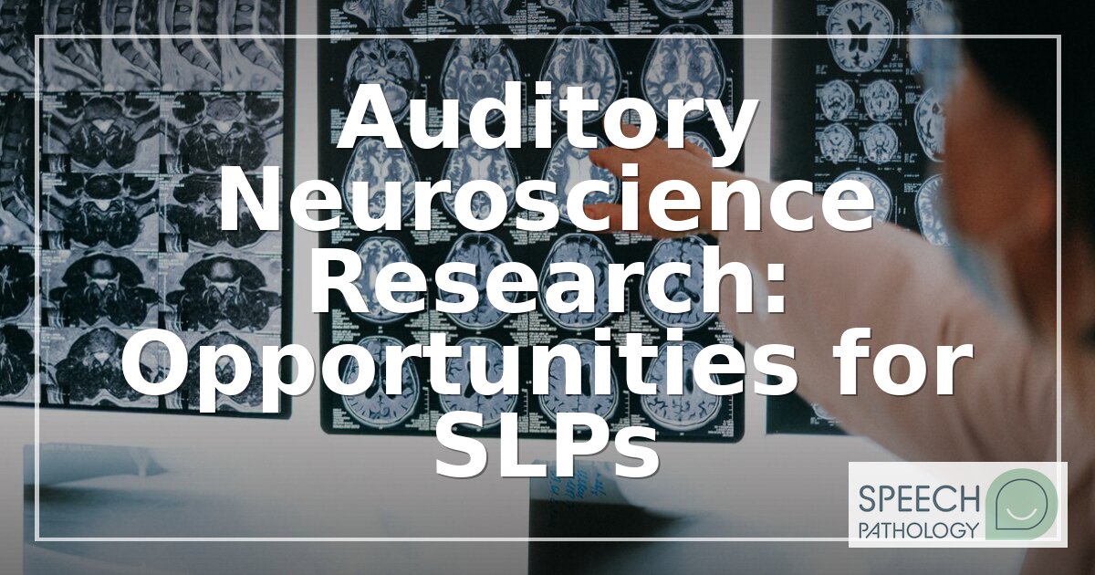 Auditory Neuroscience for SLPs: Research & Career Guide
