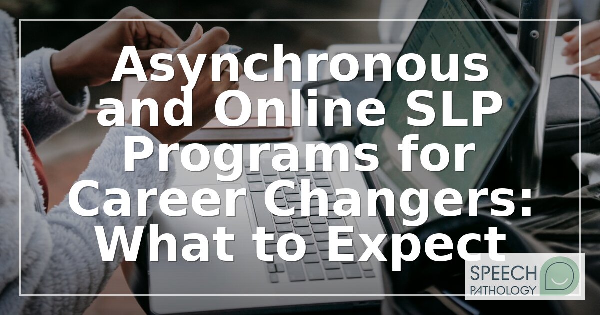 Asynchronous Online SLP Programs for Career Changers